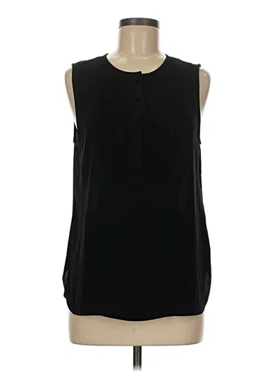 Pre-owned Jcrew Sleeveless Blouse In Black