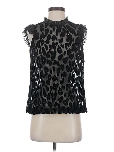 Pre-owned Jcrew Sleeveless Blouse In Black
