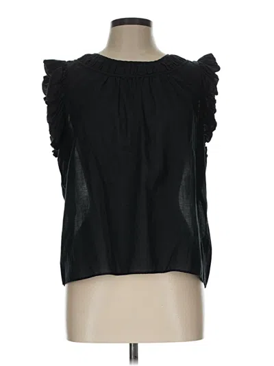 Pre-owned Jcrew Sleeveless Blouse In Black