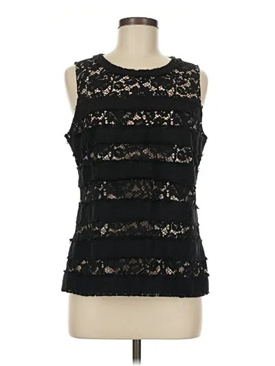 Pre-owned Jcrew Sleeveless Blouse In Black