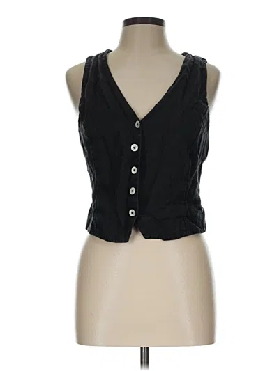 Pre-owned Jcrew Sleeveless Blouse In Black