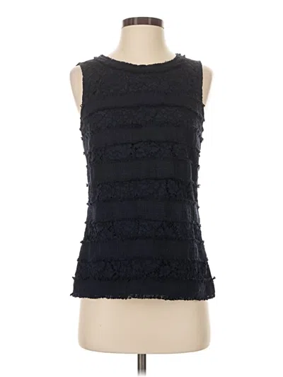 Pre-owned Jcrew Sleeveless Blouse In Black