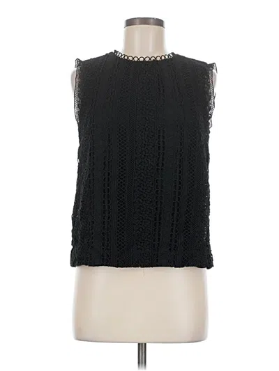 Pre-owned Jcrew Sleeveless Blouse In Black