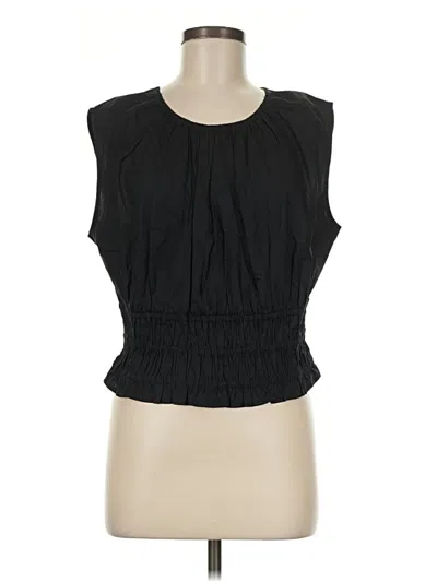 Pre-owned Jcrew Sleeveless Blouse In Black