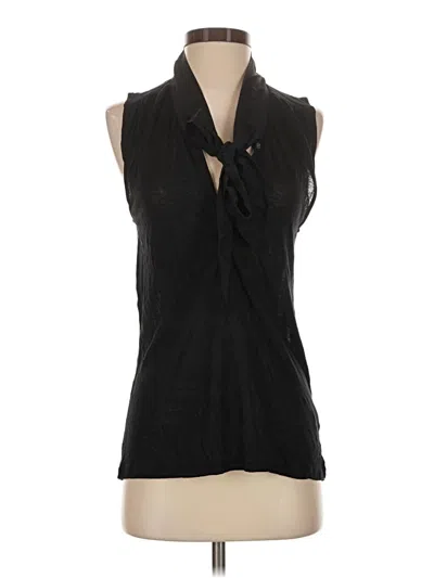 Pre-owned Jcrew Sleeveless Blouse In Black