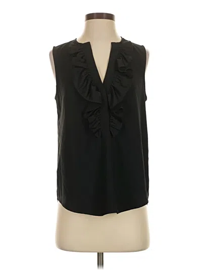 Pre-owned Jcrew Sleeveless Blouse In Black