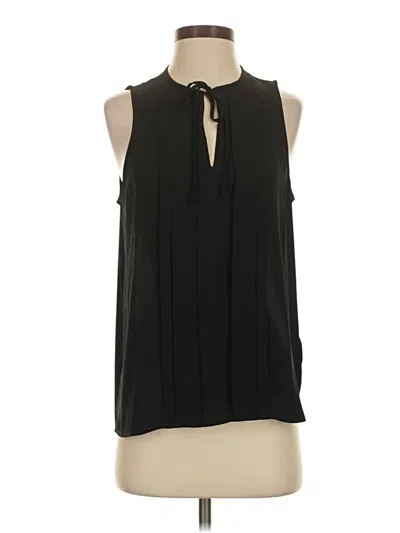 Jcrew Sleeveless Blouse In Black