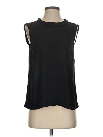 Pre-owned Jcrew Sleeveless Blouse In Black
