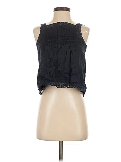 Jcrew Sleeveless Blouse In Black