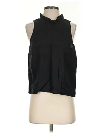 Pre-owned Jcrew Sleeveless Blouse In Black