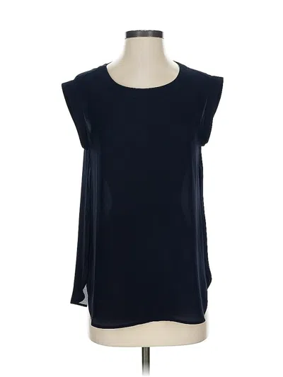 Pre-owned Jcrew Sleeveless Blouse In Blue