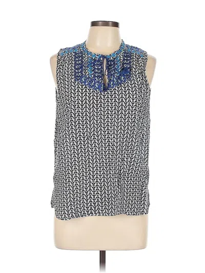 Pre-owned Jcrew Sleeveless Blouse In Blue