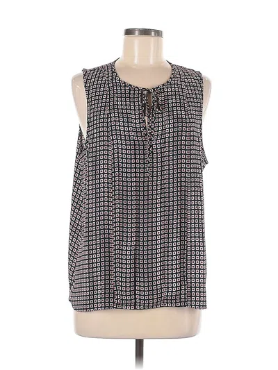 Pre-owned Jcrew Sleeveless Blouse In Blue