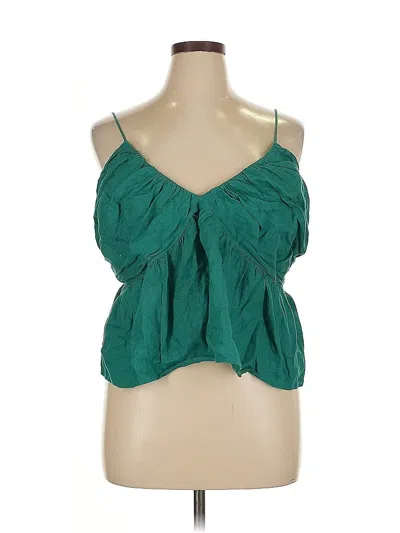 Pre-owned Jcrew Sleeveless Blouse In Blue