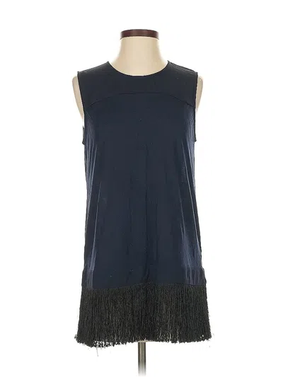 Pre-owned Jcrew Sleeveless Blouse In Blue