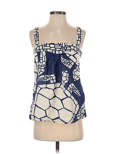 Pre-owned Jcrew Sleeveless Blouse In Blue