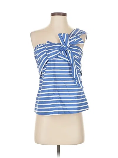 Pre-owned Jcrew Sleeveless Blouse In Blue