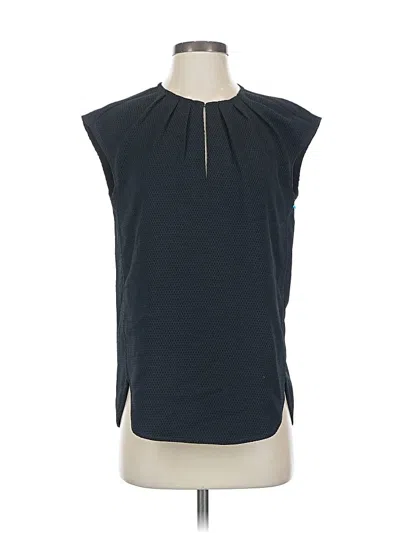 Pre-owned Jcrew Sleeveless Blouse In Blue