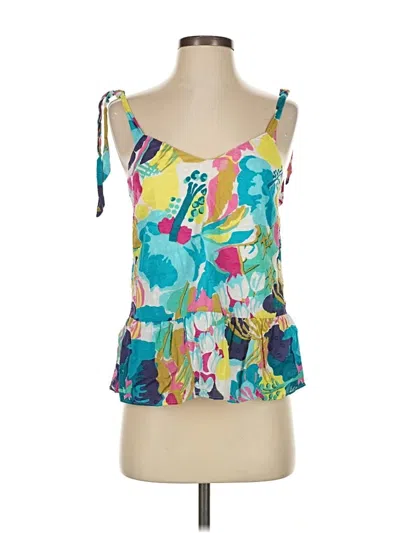 Pre-owned Jcrew Sleeveless Blouse In Blue