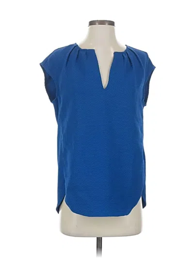 Pre-owned Jcrew Sleeveless Blouse In Blue