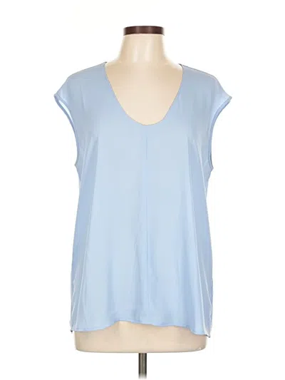 Pre-owned Jcrew Sleeveless Blouse In Blue