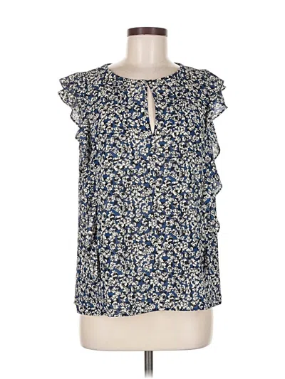 Pre-owned Jcrew Sleeveless Blouse In Blue
