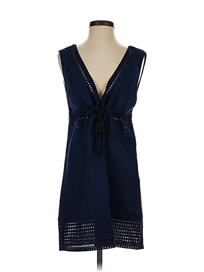 Pre-owned Jcrew Sleeveless Blouse In Blue