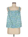 Jcrew Sleeveless Blouse In Blue