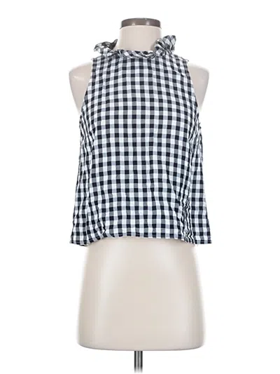 Pre-owned Jcrew Sleeveless Blouse In Blue