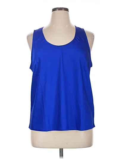 Pre-owned Jcrew Sleeveless Blouse In Blue