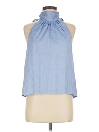 Pre-owned Jcrew Sleeveless Blouse In Blue