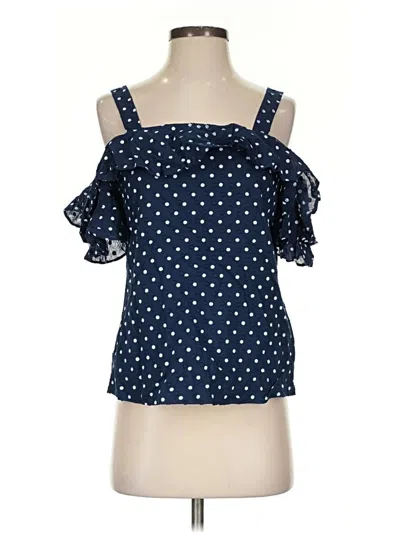 Pre-owned Jcrew Sleeveless Blouse In Blue