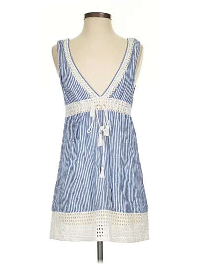Pre-owned Jcrew Sleeveless Blouse In Blue