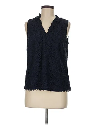 Pre-owned Jcrew Sleeveless Blouse In Blue