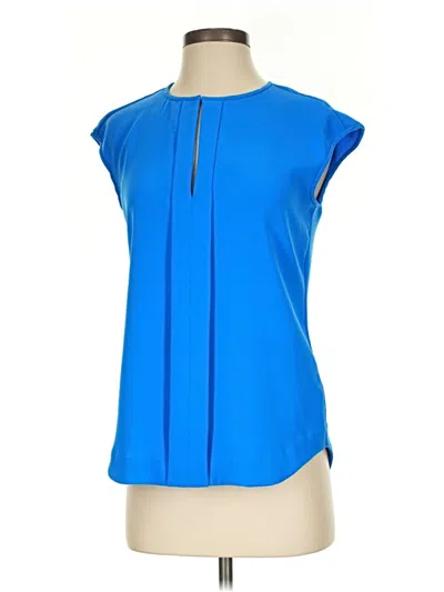 Pre-owned Jcrew Sleeveless Blouse In Blue