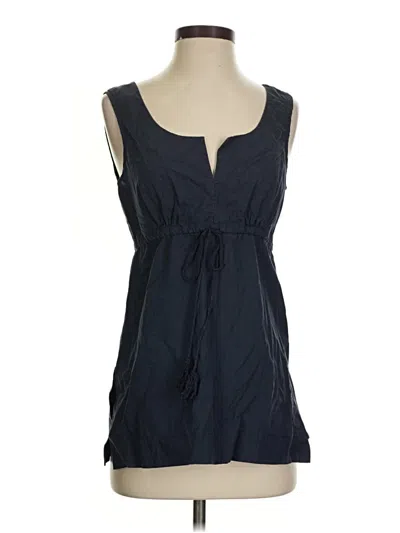 Pre-owned Jcrew Sleeveless Blouse In Blue