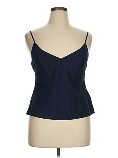 Pre-owned Jcrew Sleeveless Blouse In Blue