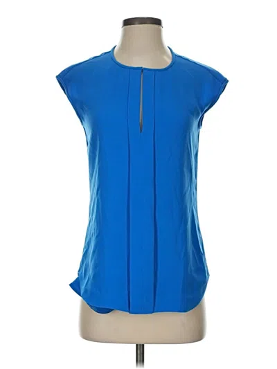 Pre-owned Jcrew Sleeveless Blouse In Blue