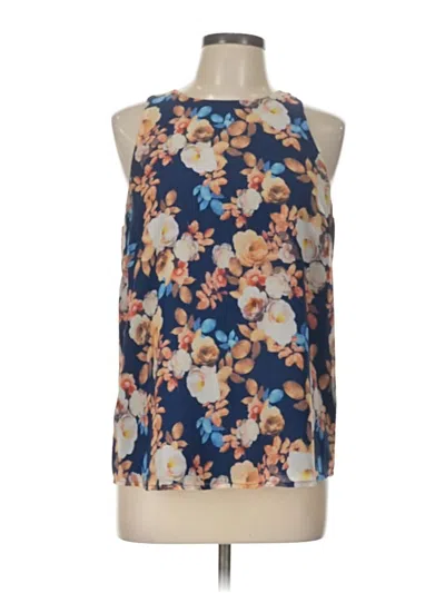 Pre-owned Jcrew Sleeveless Blouse In Blue