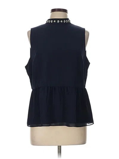 Jcrew Sleeveless Blouse In Blue