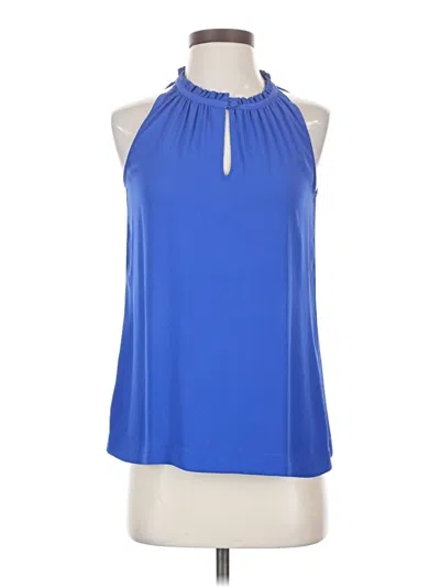 Pre-owned Jcrew Sleeveless Blouse In Blue