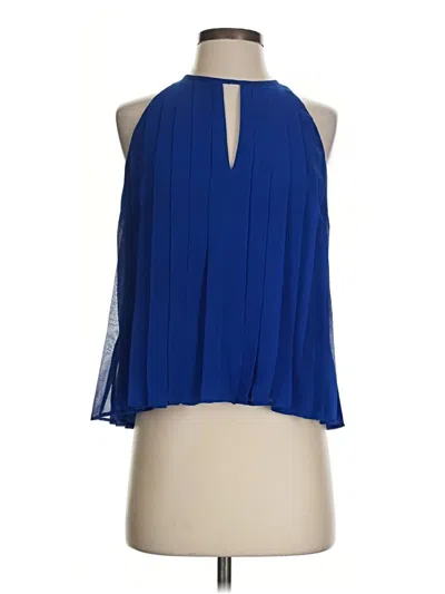 Pre-owned Jcrew Sleeveless Blouse In Blue
