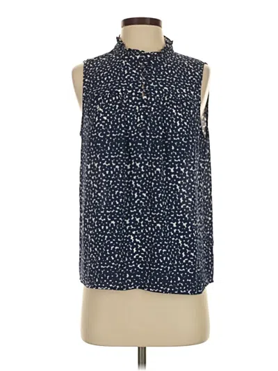 Pre-owned Jcrew Sleeveless Blouse In Blue