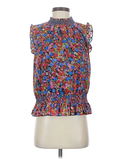Pre-owned Jcrew Sleeveless Blouse In Blue