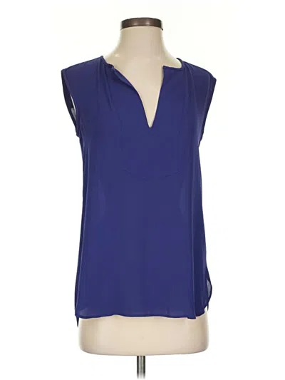 Pre-owned Jcrew Sleeveless Blouse In Blue