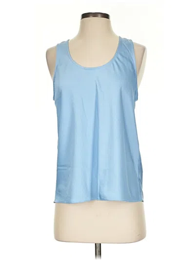 Pre-owned Jcrew Sleeveless Blouse In Blue