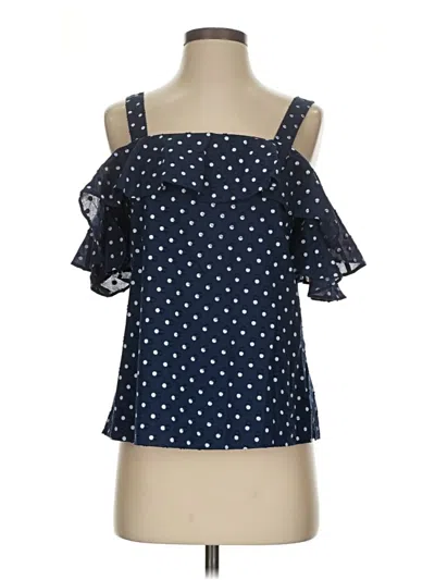 Pre-owned Jcrew Sleeveless Blouse In Blue