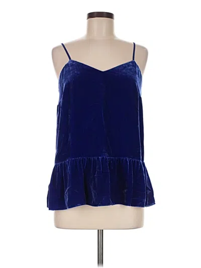 Pre-owned Jcrew Sleeveless Blouse In Blue