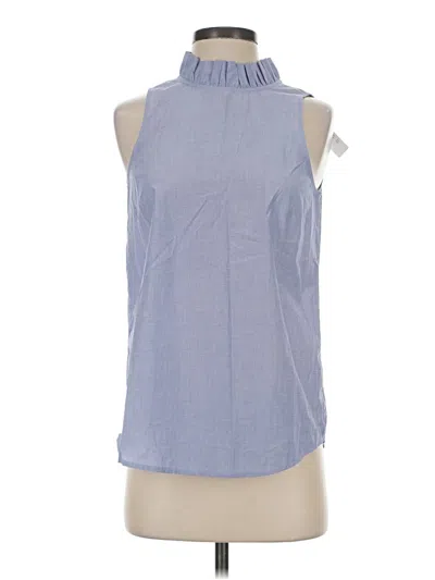 Pre-owned Jcrew Sleeveless Blouse In Blue