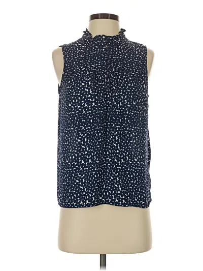 Pre-owned Jcrew Sleeveless Blouse In Blue